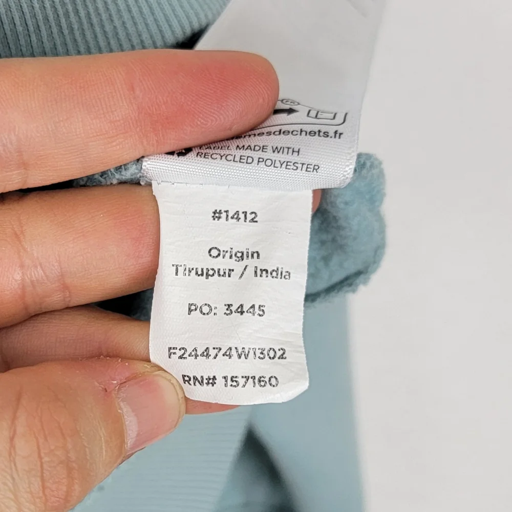Cotopaxi Llama Pullover Hoodie Light Blue Large - Picture 6 of 9